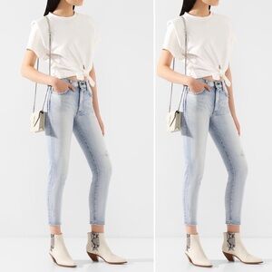 Moussy Vintage Hillrose Skinny Jeans in light blue 24